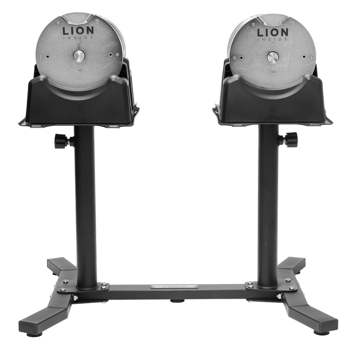 Komplettes Homegym-Bundle – 41,5 kg Titansilver-Hanteln + Valoredge-Hantelbank + FlexRack