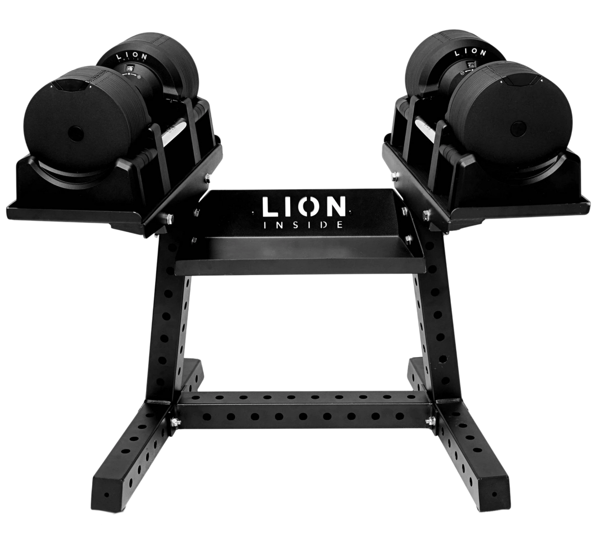 Pro Homegym-Bundle – Titansilber-Hanteln + Trainingsbank + Rack