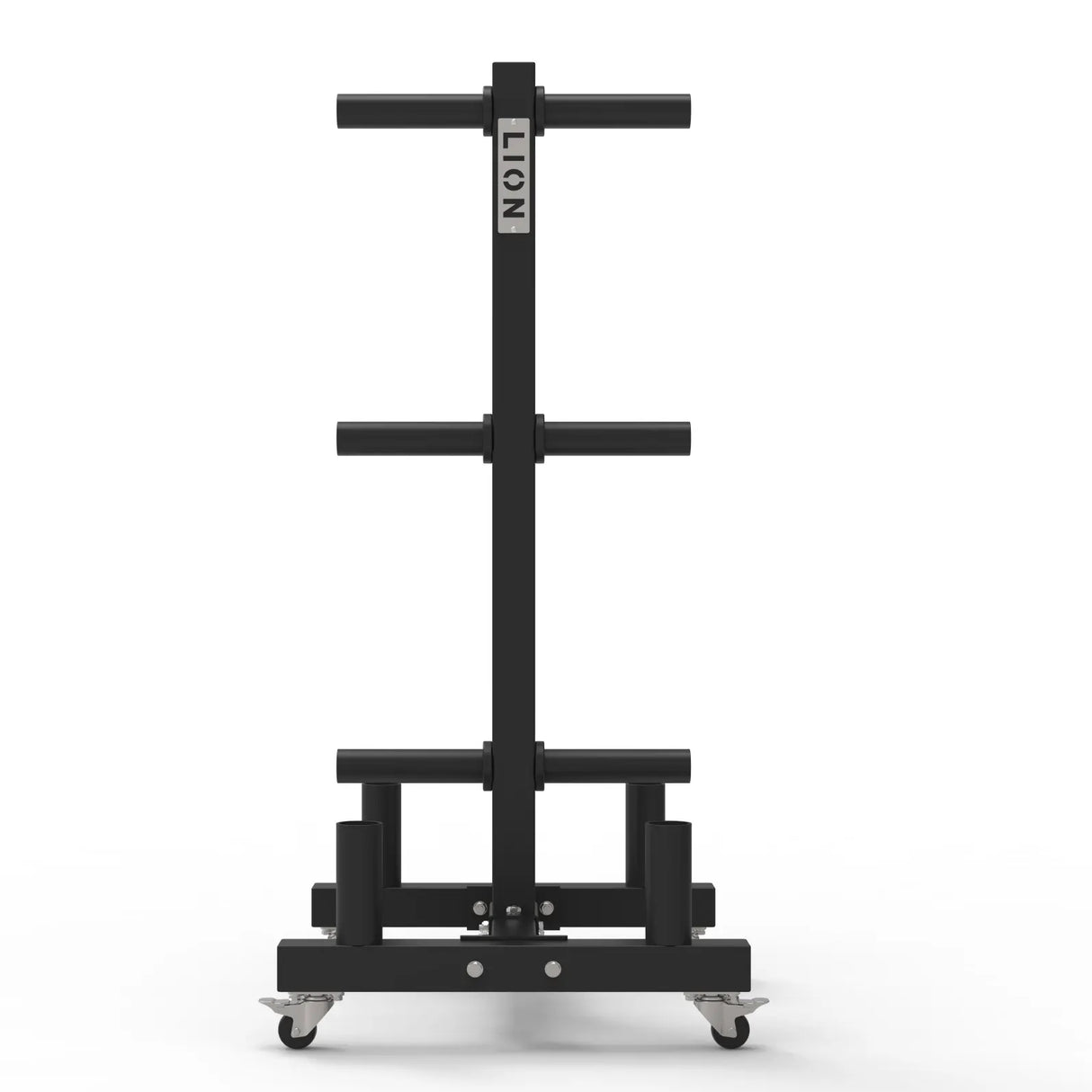 LION® TitanPlate™ PRO Aufbewahrungsständer (Bumper-Plate-Baum mit Rollen)