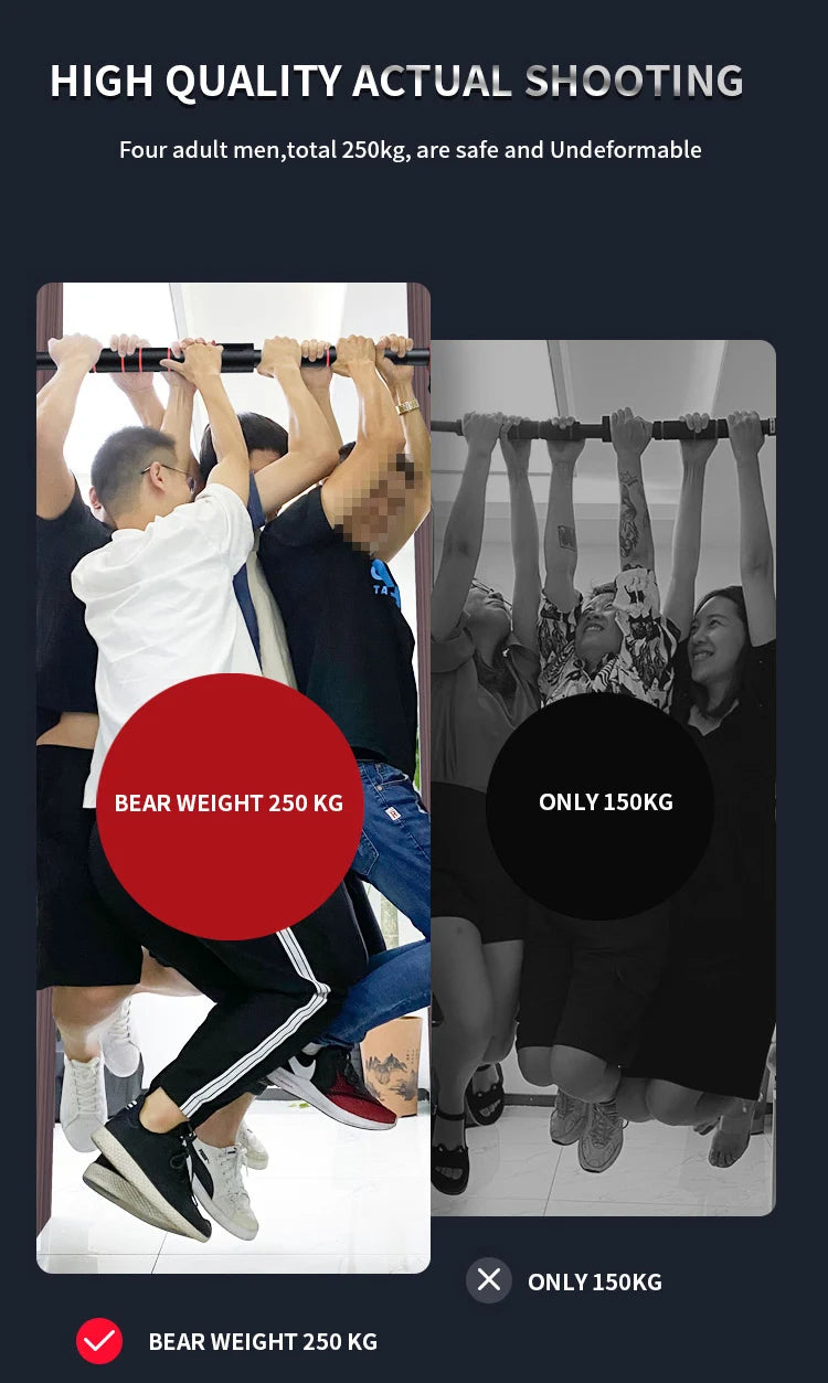 Verstelbare Pull-Up Bar extra stevig voor de deur tot 250 kg - LIONINSIDE