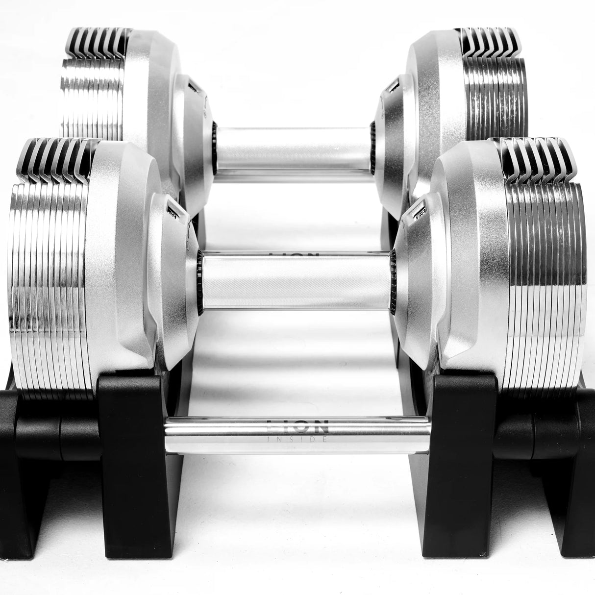 Ruimtebesparende dumbbell set 20 kg+ – verstelbare dumbbells ideaal voor kleine homegyms