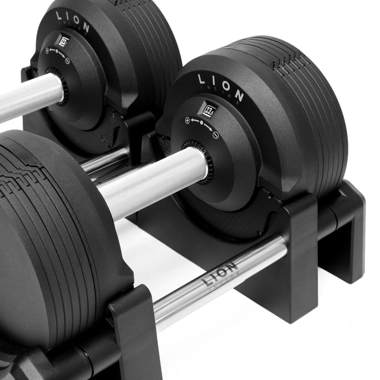 Verstelbare dumbbells 20 kg+ – compacte dumbbell set verstelbaar tot 23,5 kg voor homegym