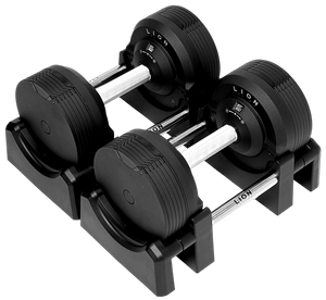 LION® x BLACKVALOR™ V5 Verstelbare Dumbbells 4 – 23,5 kg (Set van 2 stuks) - LIONINSIDE