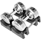 LION® x TITANSILVER™ V5 Verstelbare Dumbbells  4 – 23,5 kg