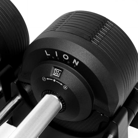 LION® x BLACKVALOR™ V5 Verstelbare Dumbbells 4 - 32,5 kg (Set van 2 stuks) - LIONINSIDE
