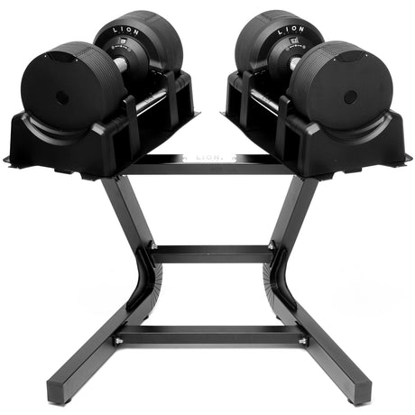 LION® x BLACKVALOR™ V5 Verstelbare Dumbbells 4 - 32,5 kg (Set van 2 stuks) - LIONINSIDE
