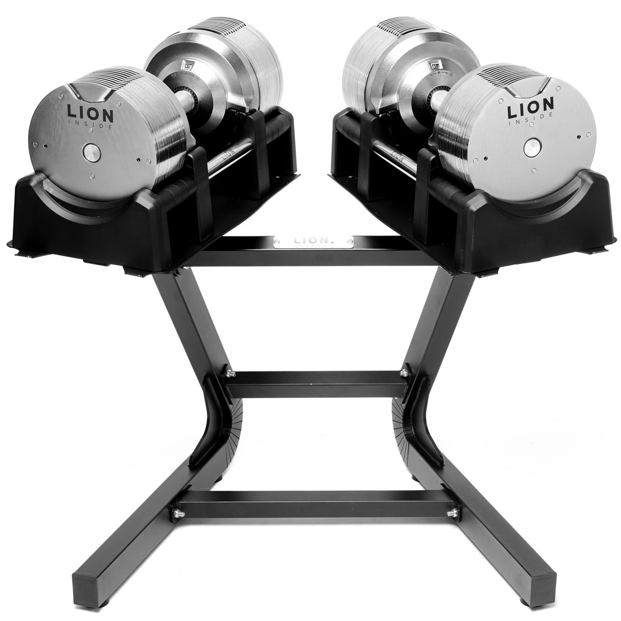 LION® x TITANSILVER™ V5 Verstelbare Dumbbells  4 – 41,5 kg (Set van 2 stuks) - LIONINSIDE