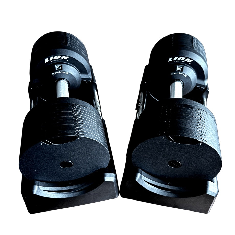 LION® x BLACKVALOR™ V5 Verstelbare Dumbbells 4-41.5 kilogram - LIONINSIDE