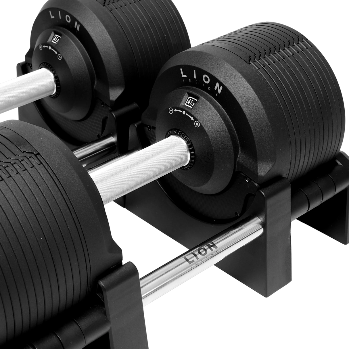 LION® x BLACKVALOR™ V5 Verstelbare Dumbbells  4 – 41,5 kg (Set van 2 stuks) - LIONINSIDE