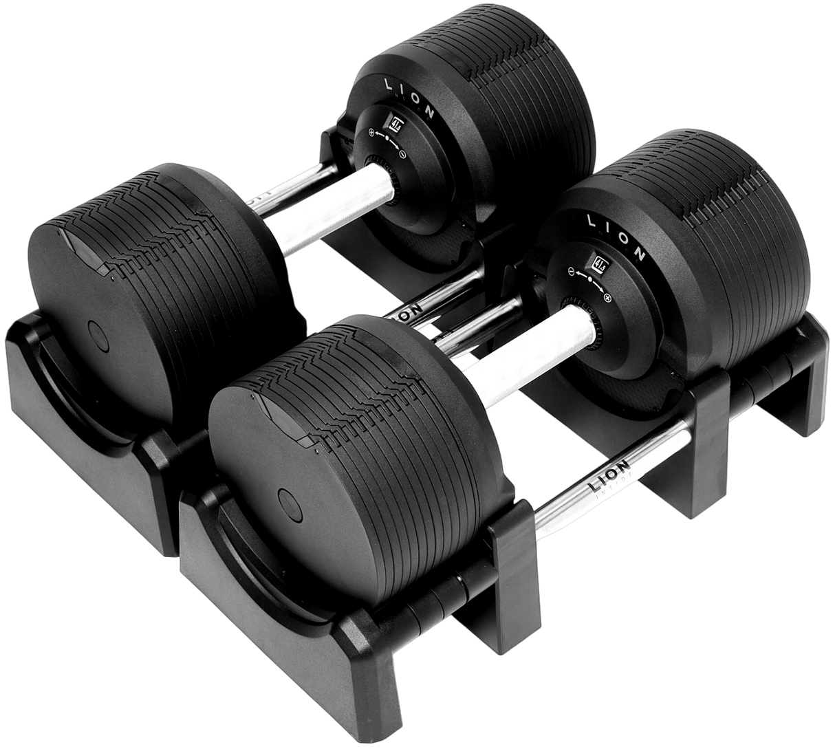 LION® x BLACKVALOR™ V5 Verstelbare Dumbbells  4 – 41,5 kg (Set van 2 stuks) - LIONINSIDE