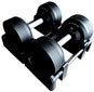 LION® X BLACKVALOR™ Verstelbare Dumbbells 4 tot 23.5 kilogram - LIONINSIDE