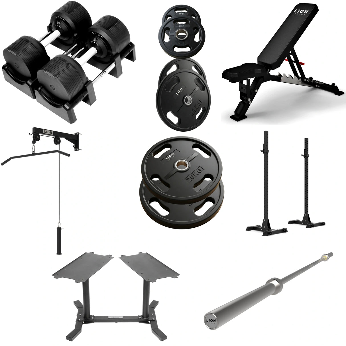 Ultimate Alles-in-1  Homegym Bundel - 41,5 kg BlackValor