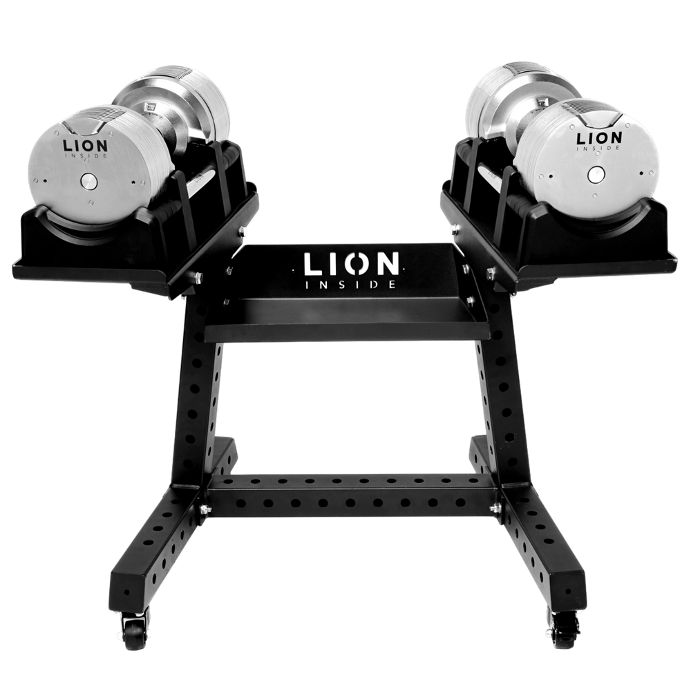 Dumbbell rack voor verstelbare dumbbells – premium onderstel voor homegym
