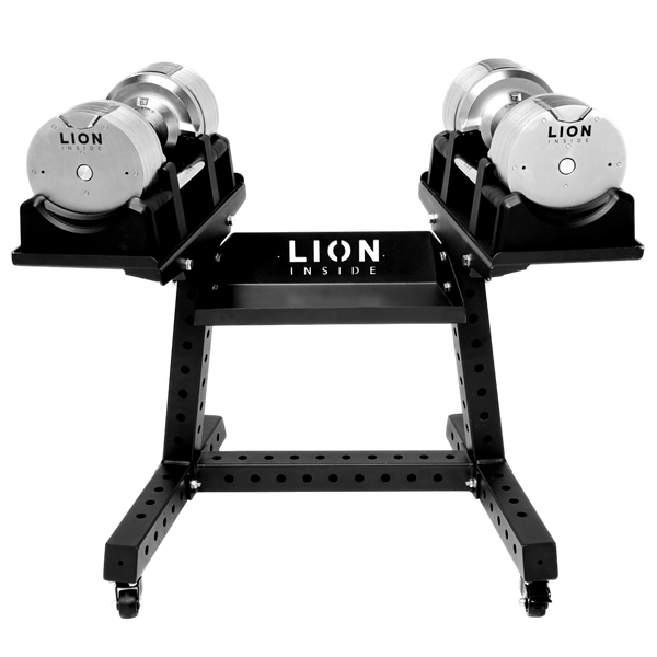 Dumbbell rack voor verstelbare dumbbells – premium onderstel voor homegym