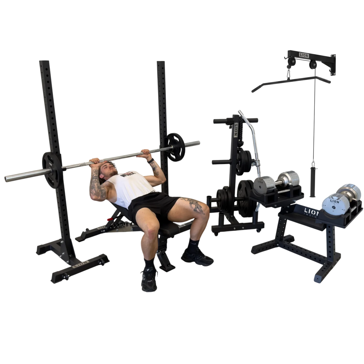 Pack Homegym Tout-en-1 Ultimate - TitanSilver 