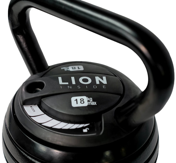 LION® Verstellbare Kettlebells - 7 Kettlebells in 1 