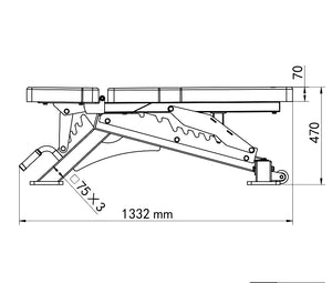 LION® ValorForge™ Weight Bench 