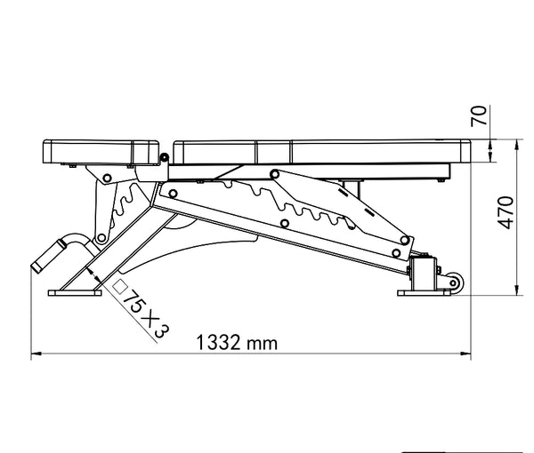 LION® ValorForge™ Weight Bench 