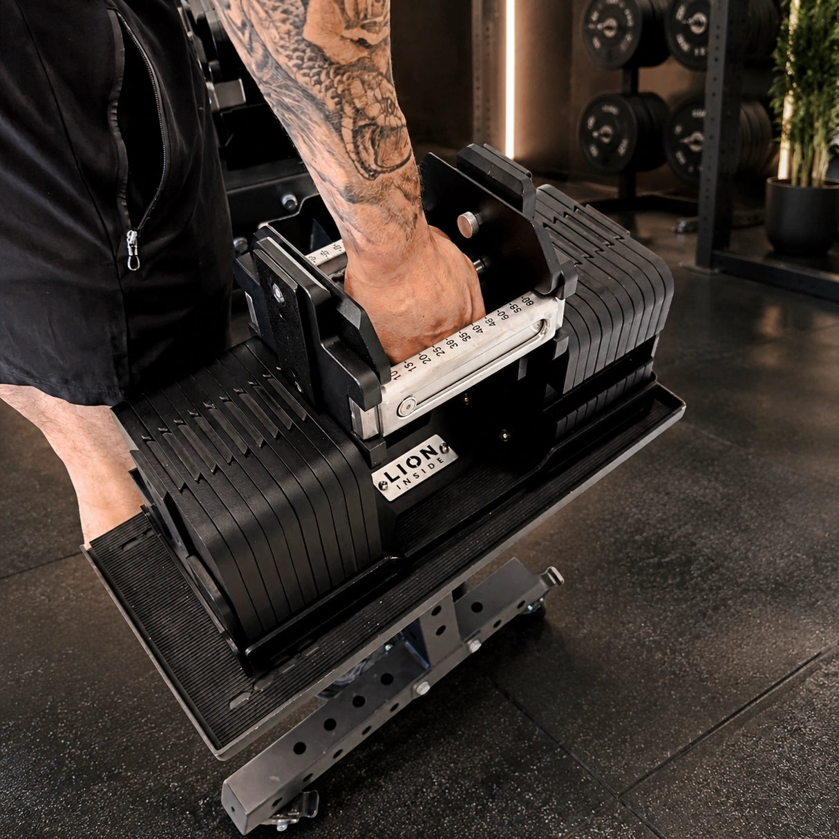 LION® VICTOR™ 60 KG Adjustable Dumbbells 