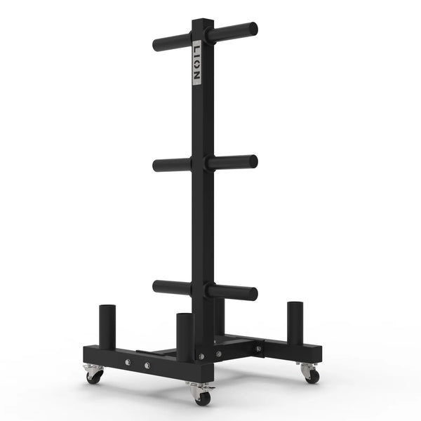 LION® TitanPlate™ PRO Storage Rack (Bumper Plate Tree met Wielen)