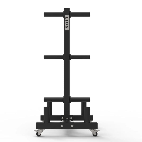 LION® TitanPlate™ PRO Storage Rack (Bumper Plate Tree met Wielen)
