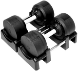 BlackValor regulowany zestaw hantli z 2 – kompaktowy zestaw hantli do domowej siłowni