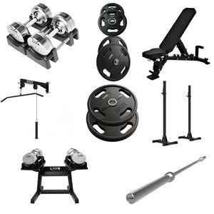 Ultimate Alles-in-1  Homegym Bundel - TitanSilver