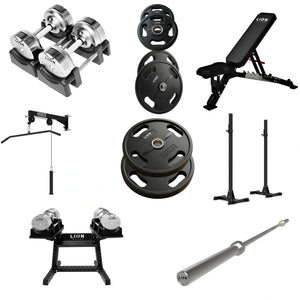 Ultimate Alles-in-1  Homegym Bundel - TitanSilver