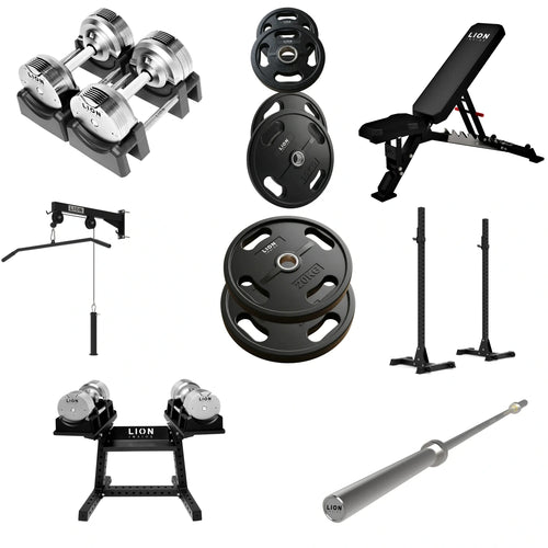 Ultimate Alles-in-1  Homegym Bundel - TitanSilver