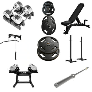 Ultimate Alles-in-1  Homegym Bundel - TitanSilver
