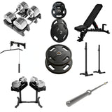 Pack Homegym Tout-en-1 Ultimate - TitanSilver 