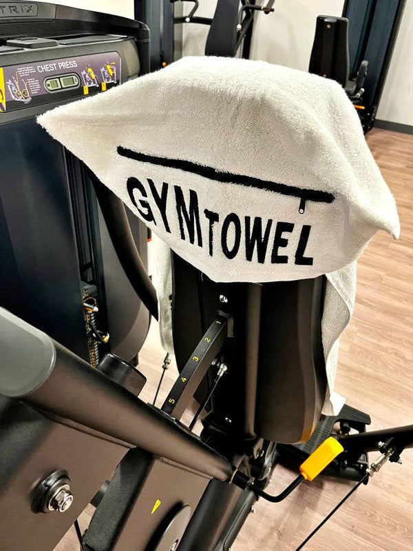 The Long Gym Towel - Fitness sports towel with zipper/storage pocket - LIONINSIDE