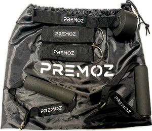 Premoz®  FlexPro Resistance Band Set – 11-delige premium fitnessset - LIONINSIDE