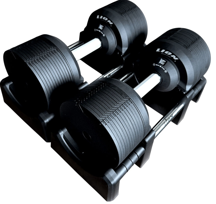 LION® x BLACKVALOR™ V5 Verstelbare Dumbbells 4-41.5 kilogram - LIONINSIDE
