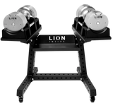 Dumbbell rek verstelbare halters – TitanRack Pro met geïntegreerde wielen